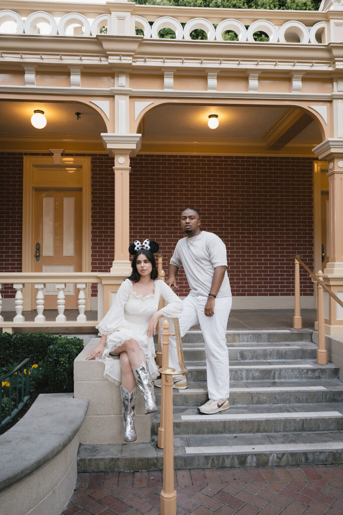 couple holding hands during their photoshoot