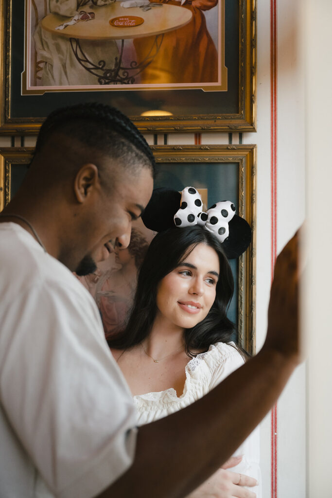 fun engagement session at disneyland 