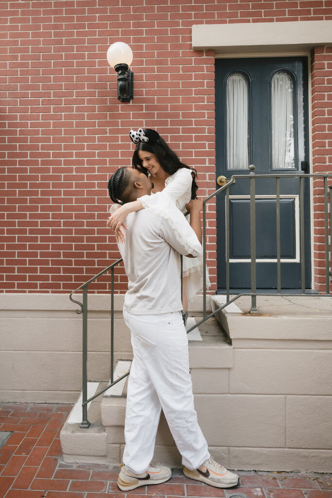 Romantic Engagement Session at Disneyland, CA