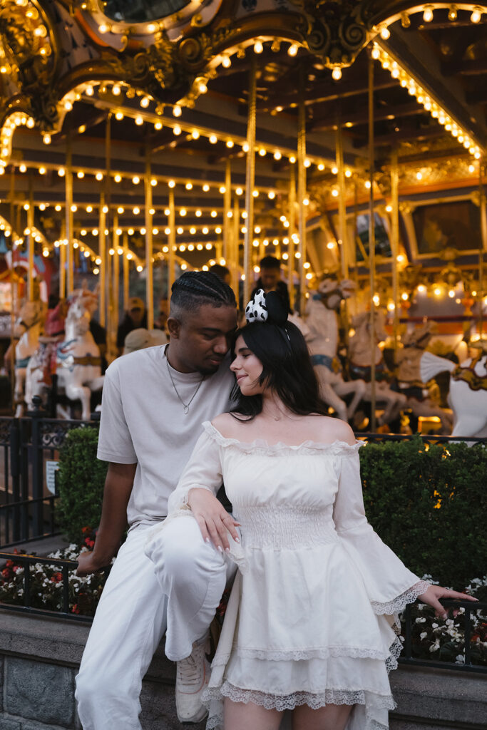 Romantic Engagement Session at Disneyland, CA