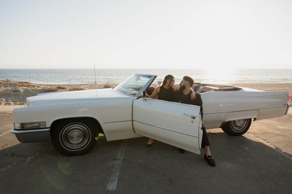 Romantic Beach Engagement Session in Malibu, CA