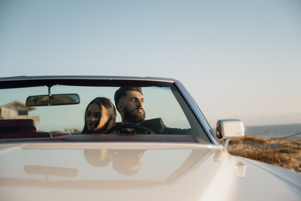 Romantic Beach Engagement Session in Malibu, CA