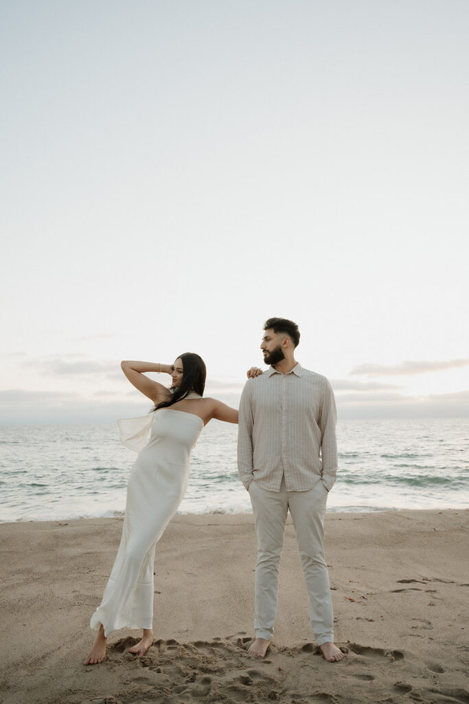 romantic photoshoot in malibu