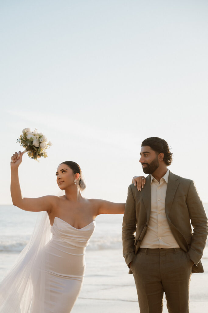 cute editorial pre wedding photoshoot in CA