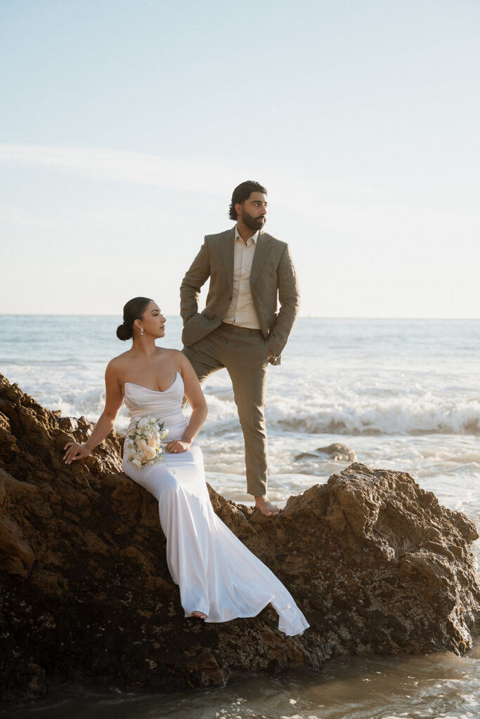 golden hour beach photoshoot