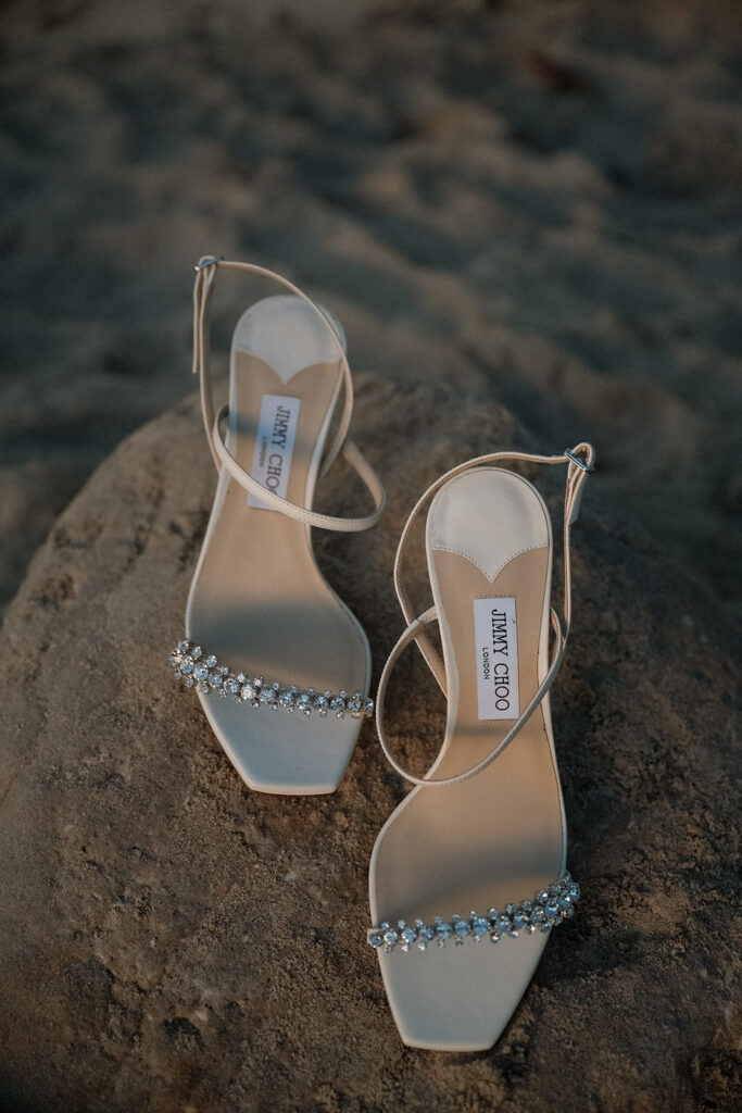 stunning shoes the bride wore for her photoshoot