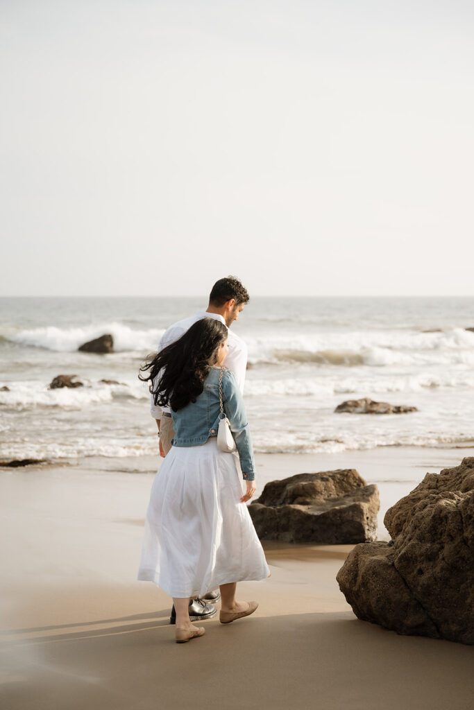 Shahbaj and Asstha’s Romantic Leo Carrillo State Beach Proposal