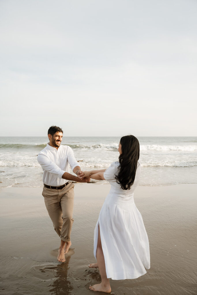 Shahbaj and Asstha’s Romantic Leo Carrillo State Beach Proposal