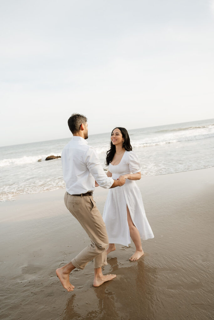 Shahbaj and Asstha’s Romantic Leo Carrillo State Beach Proposal
