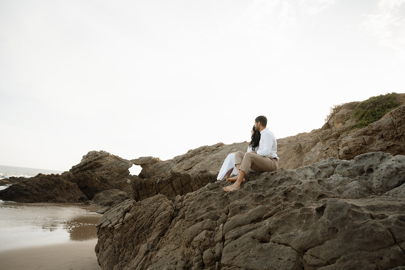 Shahbaj and Asstha’s Romantic Leo Carrillo State Beach Proposal