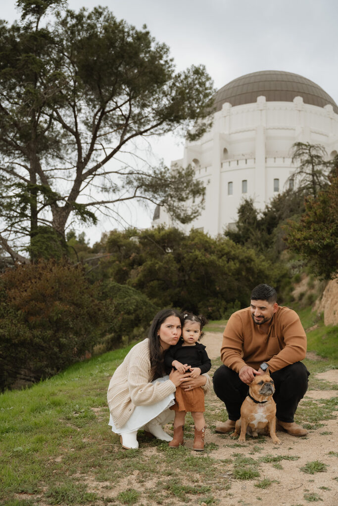 playful and romantic engagement session in LA