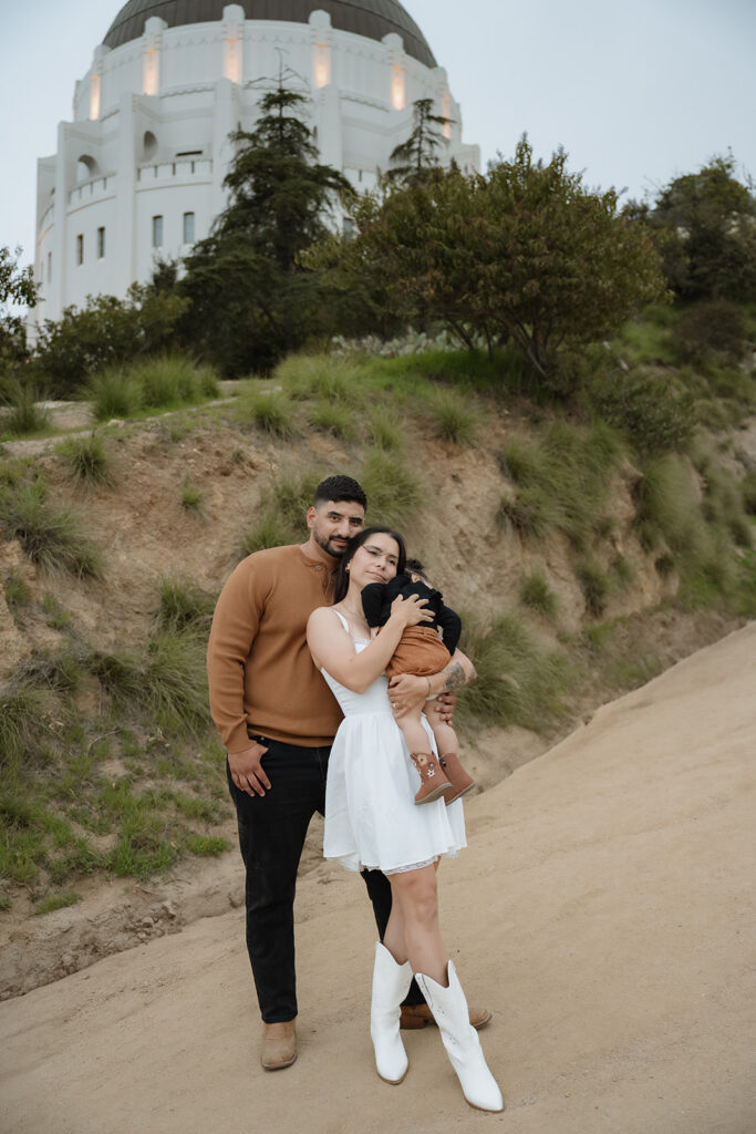cute family photoshoot in LA