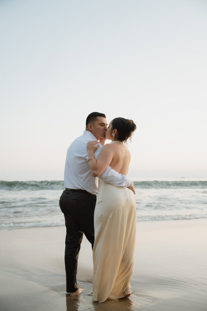 cute couple at their photoshoot 