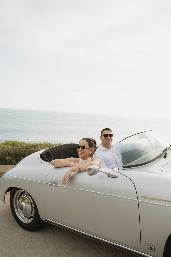cute couple at their newport beach photoshoot