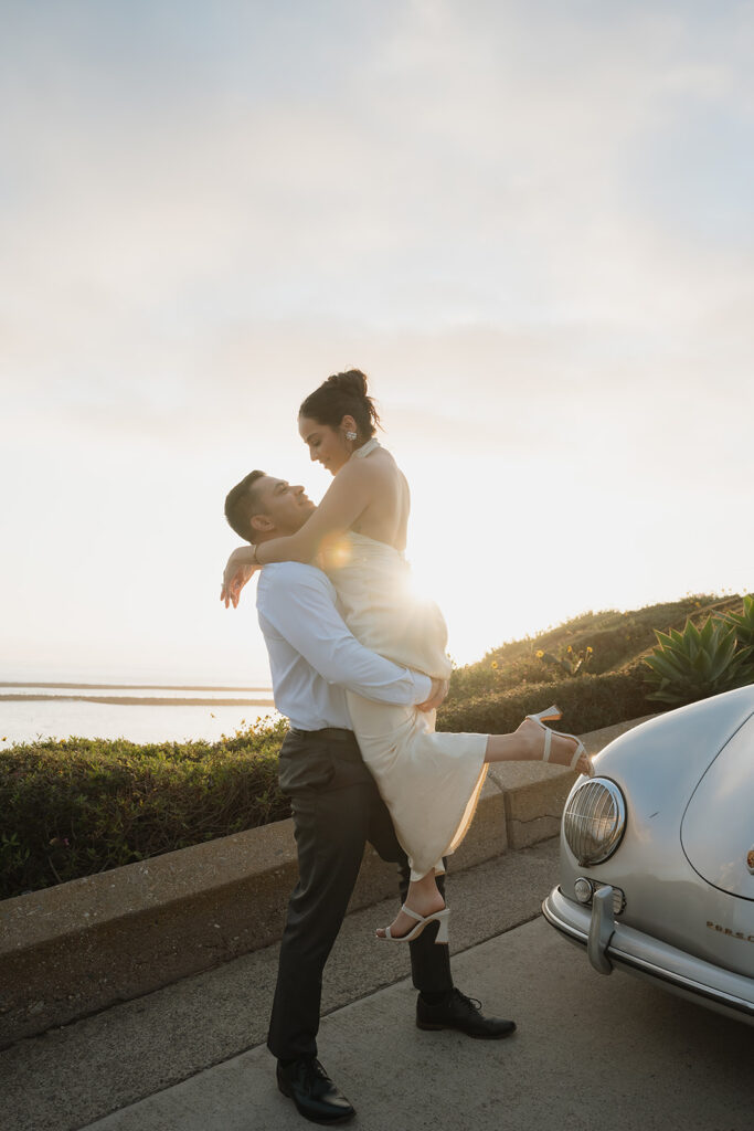 golden hour engagement photoshoot
