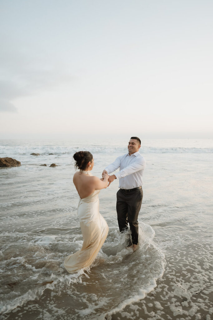 Ricky & Bri’s Timeless Newport Beach Engagement Session