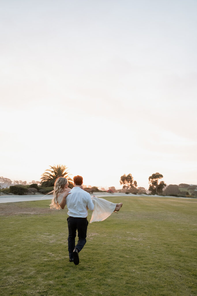 golden hour proposal in orange county