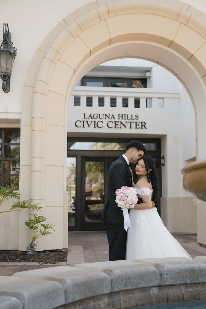happy couple after their ceremony