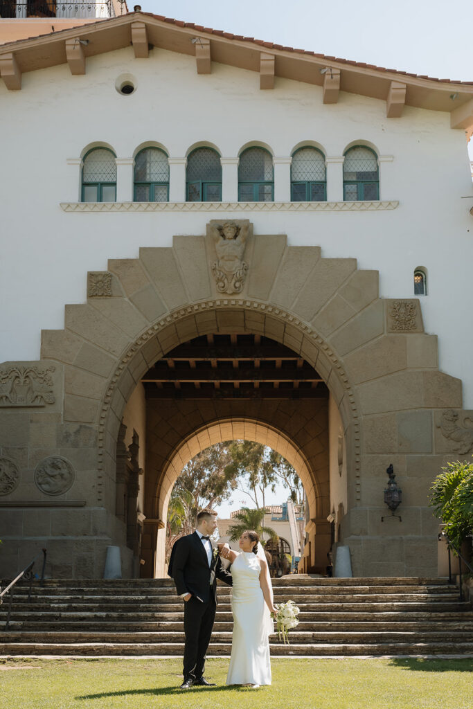 cute picture of the newlyweds