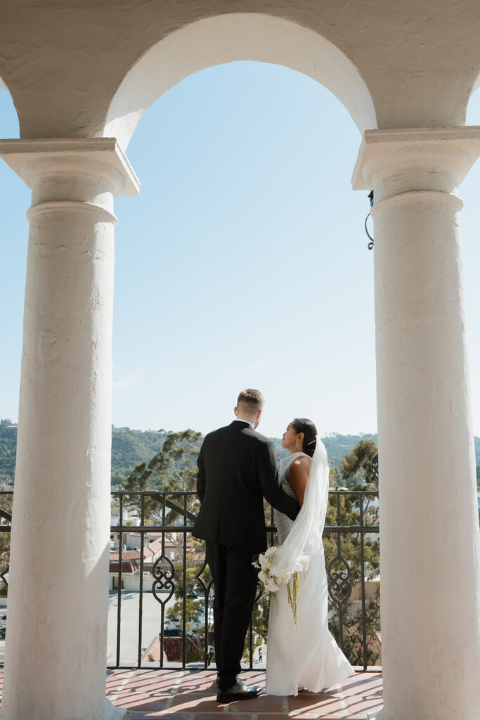 Dylan & Danica’s Romantic Santa Barbara Courthouse Elopement