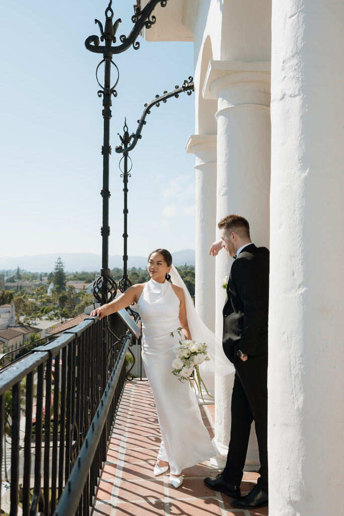 elegant bridal session in santa barbara