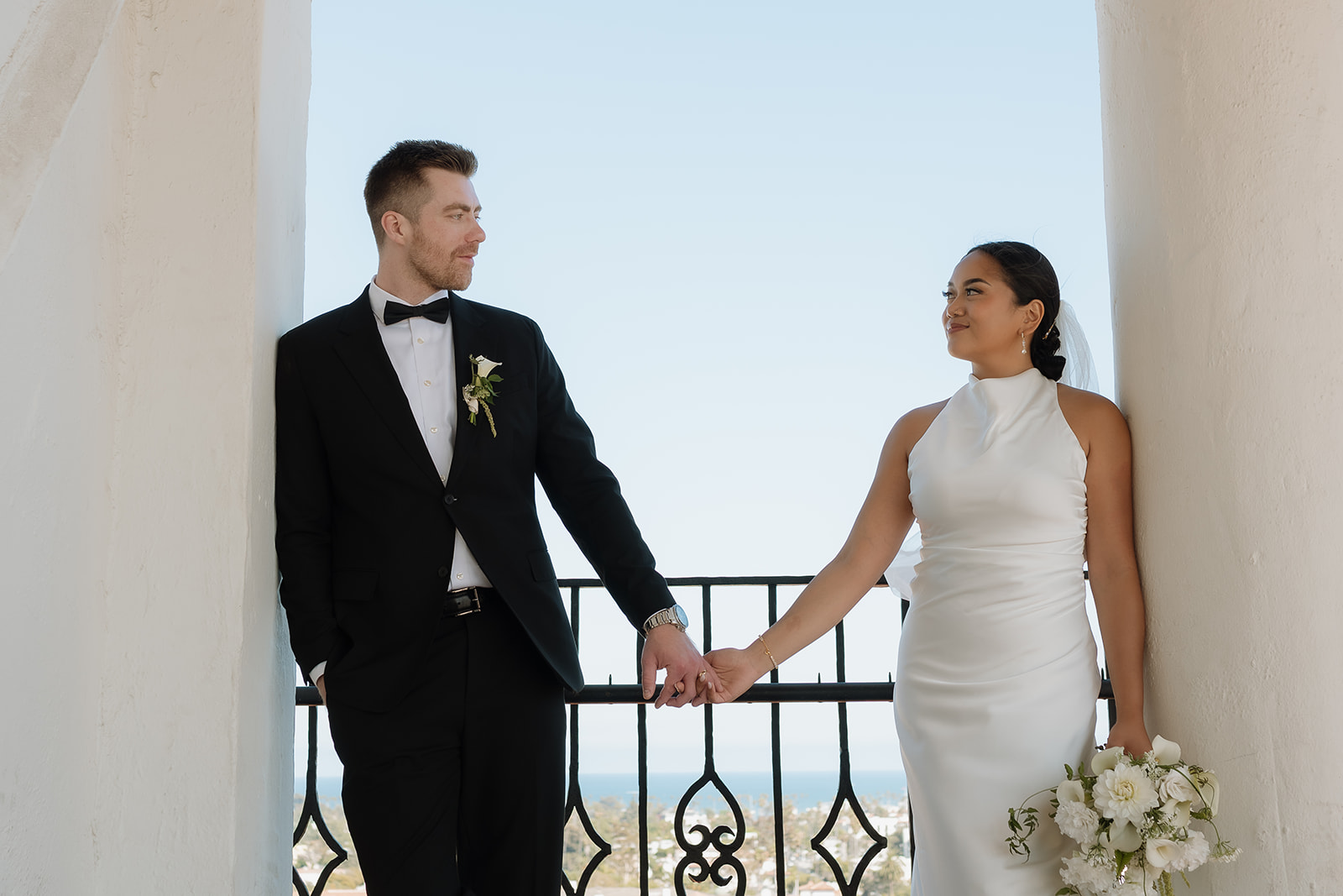 Dylan & Danica’s Romantic Santa Barbara Courthouse Elopement