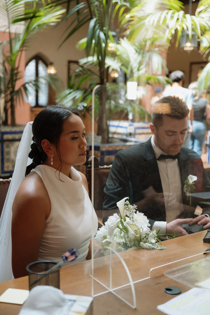 Dylan & Danica’s Romantic Santa Barbara Courthouse Elopement