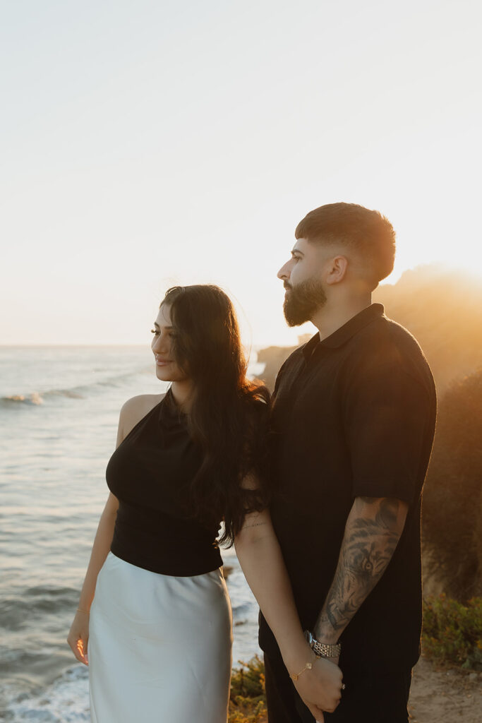 portrait of the newlyweds at their dream photoshoot