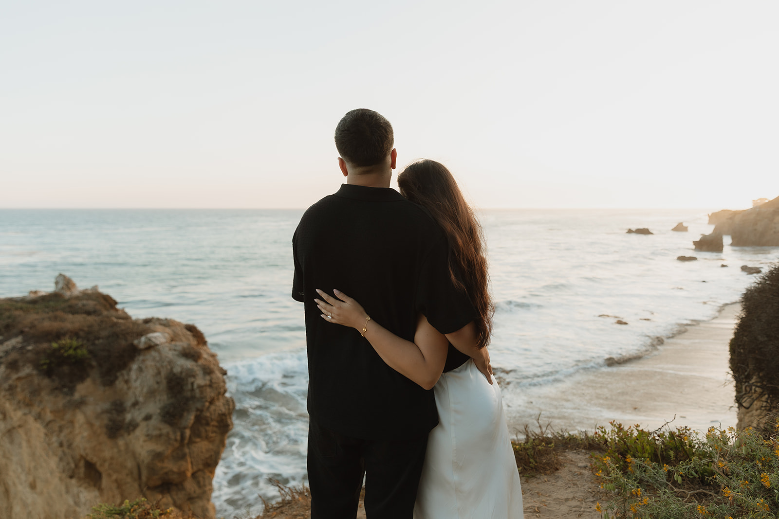 Parman & Simran’s Romantic Malibu Proposal with a Sunset Serenade