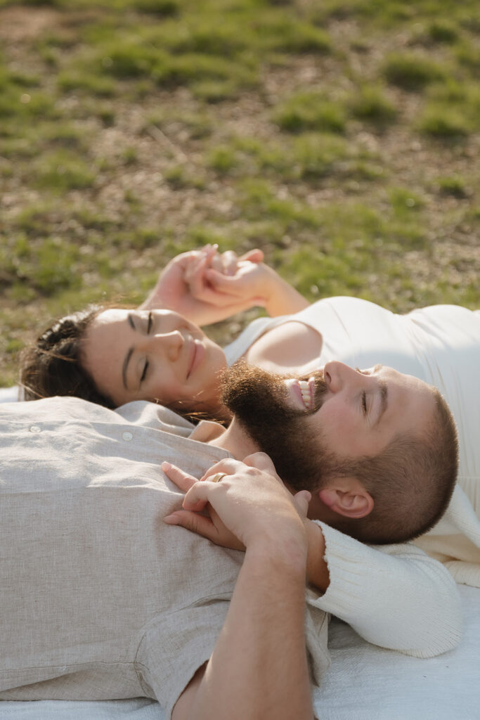 Golden hour couple session in southern California