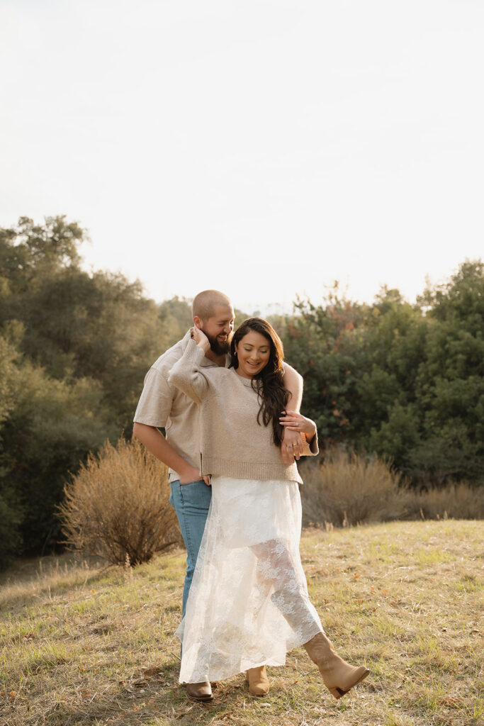 Brittany & Jared’s Relaxed Picnic Date Photoshoot in Chino Hills