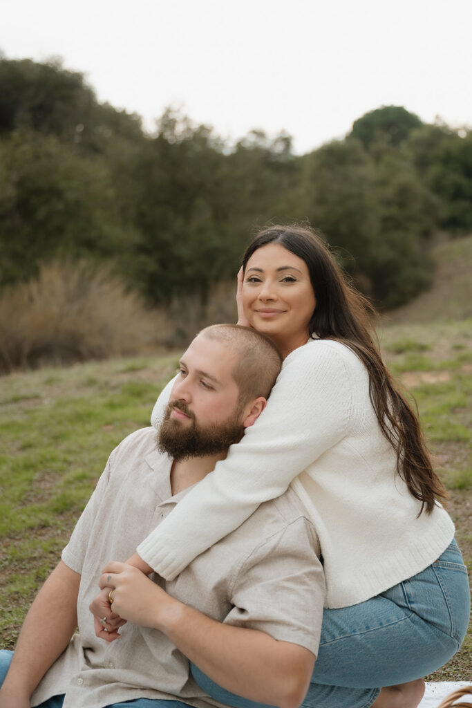 Romantic couple session in Chino Hills